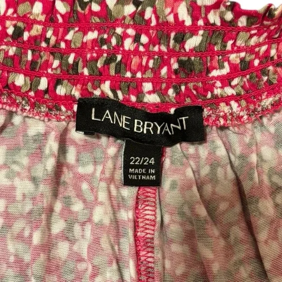 Lane Bryant Floral on/off-shoulder Top Size 22/24 - Picture 3 of 5